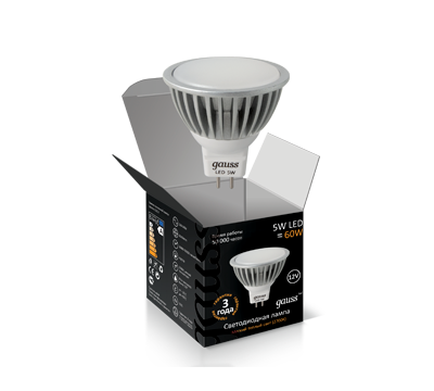 Gauss LED 8W GU10 2700K FROST