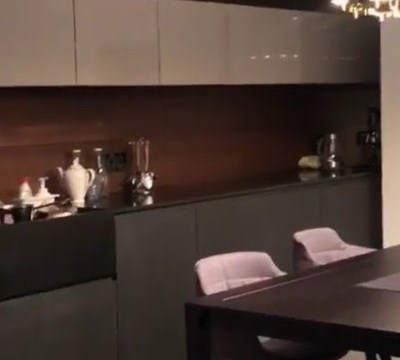 Кухня из натурального камня сланец. Бытовая техника GAGGENAU, смотрите видео обзор в инстаграм @kitchenmozhaysk